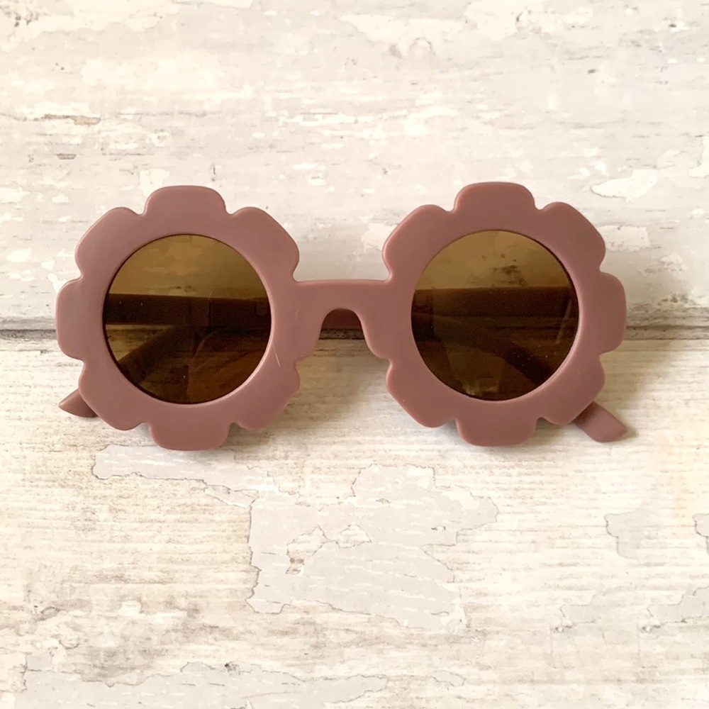 GapKids Flower Sunglasses Plum Purple Gap Brand Kids Toddler Glasses NEW
